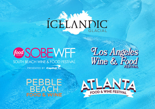 ICELANDIC GLACIAL™ Dominates the 2024 Food & Wine Festival Scene as Premier Water Sponsor