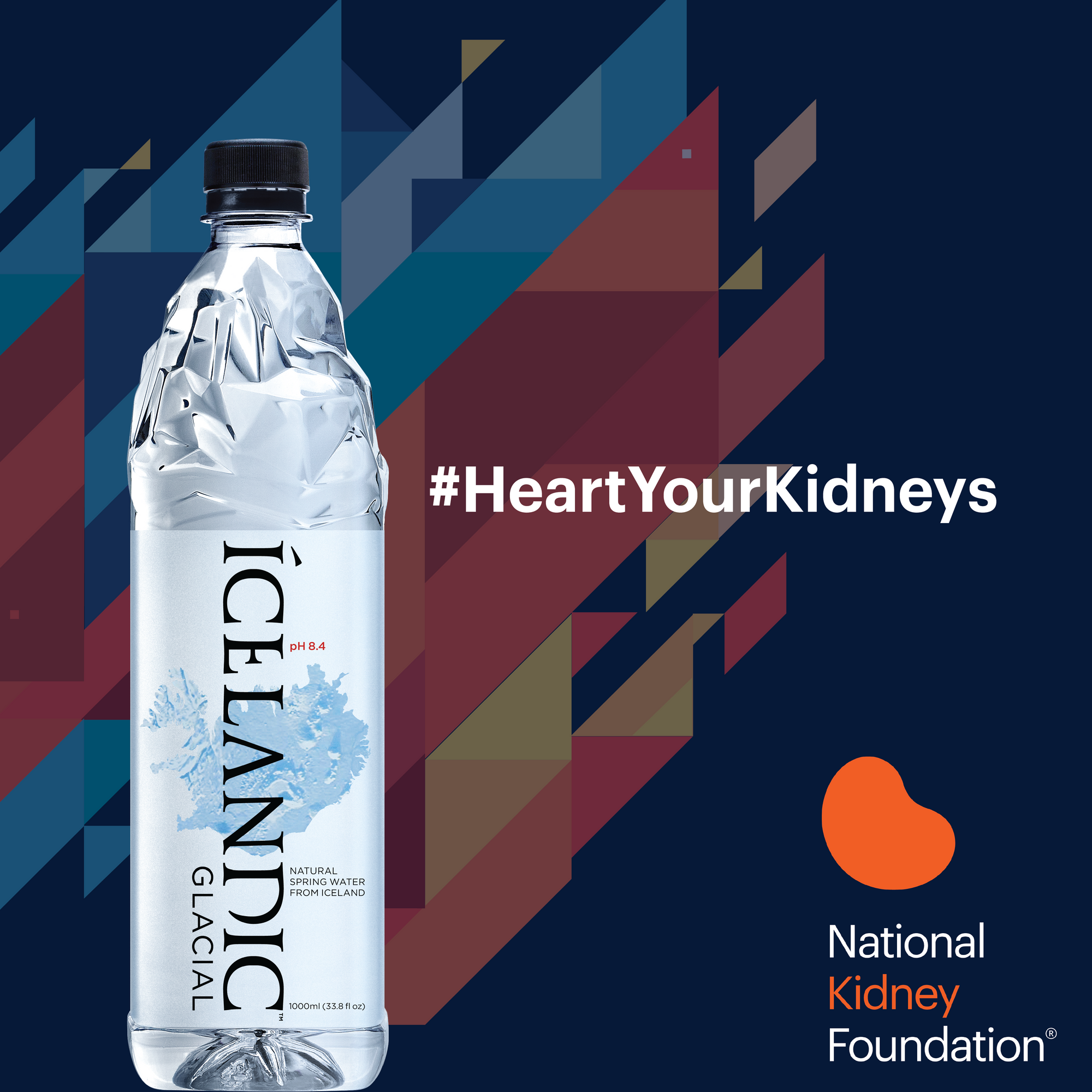 National Kidney Foundation Announces  Partnership with Icelandic Glacial