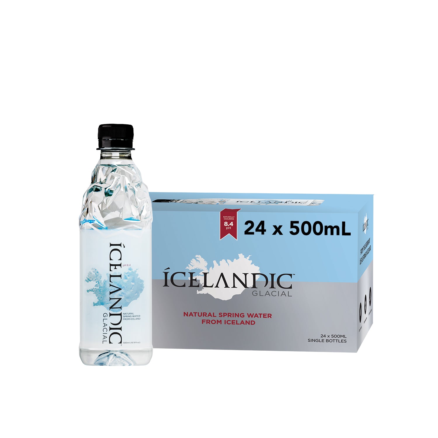 500ml Still Icelandic Glacial Water Case - LA - Icelandic Glacial